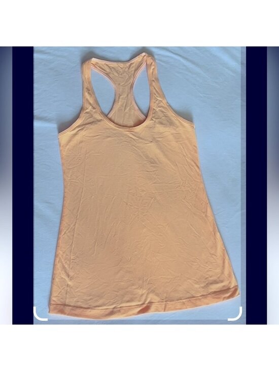 lululemon athletica Tops - Women Orange Racerback Tank Top